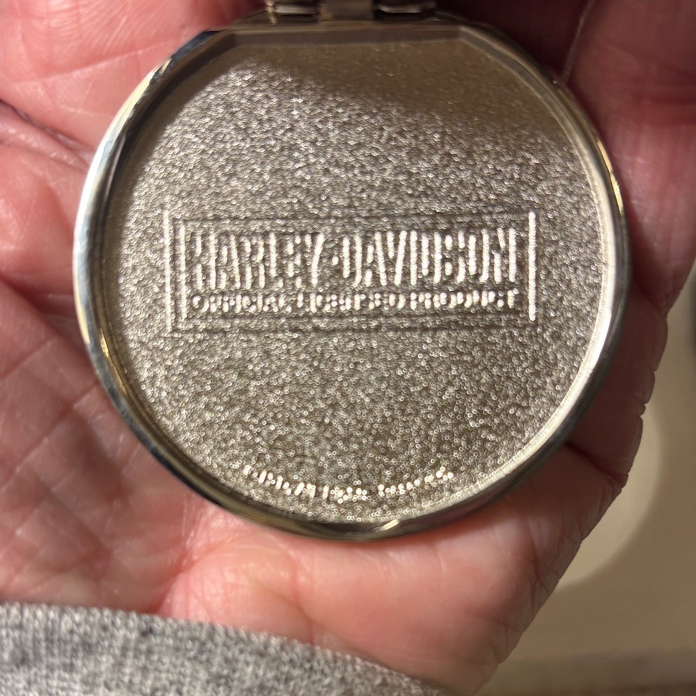 Harley Davidson Pocket Watch - Franklin Mint With Leather Case And Chain - Picture 10 of 14
